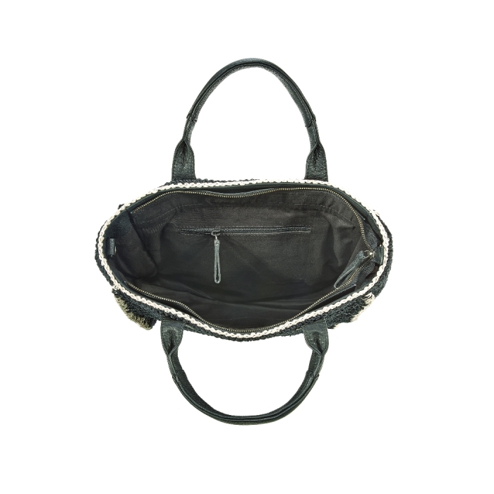 SEABREEZE SHOPPER RAFFIABAST BLACK